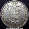 Elizabeth II South African Silver 2 Shillings (Reverse)