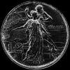 Victor Emmanuel III Italian Silver 2 Lire (50th Anniversary) (Reverse)