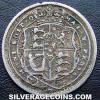 George III British Silver Sixpence (Reverse)