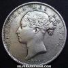 Victoria British Silver "Young Head" Half Crown (Obverse)
