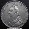 Victoria British Silver Double Florin (Obverse)