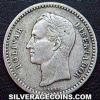 Venezuelan Silver 50 Centimos (Reverse)