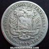 Venezuelan Silver 2 Bolivars (Obverse)