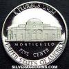 United States "Jefferson Nickel" 5 Cents (Reverse)