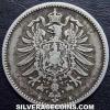 Wilhelm I German Silver Mark (Obverse)