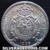 Alfonso XIII Spanish Silver 50 Cents (Reverse)