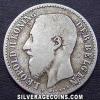 Leopold II Belgian Silver Franc (Dutch) (Obverse)