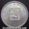 Venezuelan Silver 50 Cents (Obverse)
