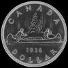 George V Canadian "Voyageur" Silver Dollar (Reverse)