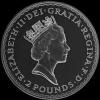 Elizabeth II 2 Pounds 1 Ounce Silver Britannia (Chariot) (Obverse)
