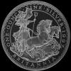 Elizabeth II 2 Pounds 1 Ounce Silver Britannia (Chariot) (Reverse)