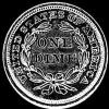 United States "Seated Liberty Dime" Silver 10 Cents (Reverse)