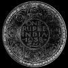 George VI British India Silver Rupee (Reverse)