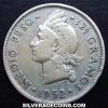 Dominican Silver Half Peso (Reverse)