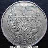 10 Escudos de Plata Portugueses (Reverso)