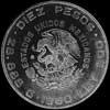 Mexican Silver 10 Pesos (150th Independence Anniversary) (Obverse)