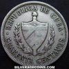Cuban Silver 40 Centavos (high relief star) (Obverse)