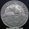 Cuban Silver 40 Centavos (50th year of the Republic) (Obverse)