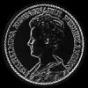 Wilhelmina I Dutch Silver Half Guilder (Obverse)