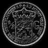 Wilhelmina I Dutch Silver Half Guilder (Reverse)