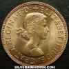 Elizabeth II British Bronze Half Penny (Obverse)