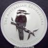 Elizabeth II Australian Dollar 1 Ounce Silver Kookaburra (Reverse)