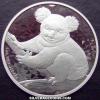 Elizabeth II Australian Dollar 1 Ounce Silver Koala (Reverse)