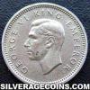 George VI New Zealander Threepence (Obverse)