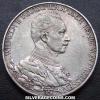 3 Marcos de Plata Prusianos de Guillermo II (25 años de reinado) (Anverso)