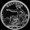 Swiss Silver 2 Francs (sitting Helvetia) (Obverse)