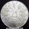 Austrian Silver 25 Schillings (Mariazell Basilica) (Obverse)