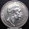 3 Marcos de Plata Prusianos de Guillermo II (Anverso)
