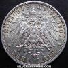 3 Marcos de Plata Prusianos de Guillermo II (Reverso)