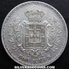 500 Reis de Plata Portugueses de Carlos I (Reverso)