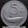 Italian 5 Lire (Reverse)