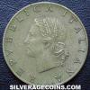 Italian 20 Lire (reeded edge) (Obverse)
