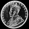 George V British India Silver 2 Annas (Obverse)