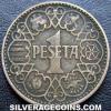 Nationalist Government Spanish Peseta (Reverse)