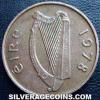 Irish Bronze Penny (Obverse)