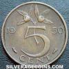 Netherlands 1950 5 Cents