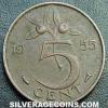 Netherlands 1955 5 Cents