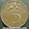 Netherlands 1958 5 Cents