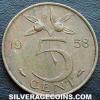 Netherlands 1958 5 Cents