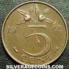 Netherlands 1963 5 Cents