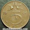 Netherlands 1966 5 Cents