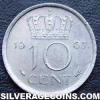 Netherlands 1965 10 Cents