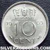 Netherlands 1965 10 Cents