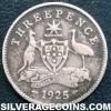 Australia 1925 (m&sy) 3 Pence