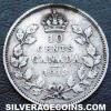 Canada 1913 small leaves 10 Cents