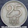 Sweden 1950 TS 25 Öre
